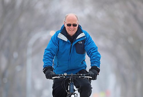 RUTH BONNEVILLE / WINNIPEG FREE PRESS

ENT - Alzheimer

Photos of Gary Quinton cycling which has slowed the progression of his Alzheimer diagnosis and kept it manageable throughout the last 8 years.  

Story: Gary Quinton is one of the spokespeople for this year's Alzheimer's Awareness campaign. He was diagnosed with the disease eight years ago and has been managing his mental health symptoms through biking and daily exercise (he does 50 pushups every day).

Story b Eva Wasney. 

Jan 08,. 2021