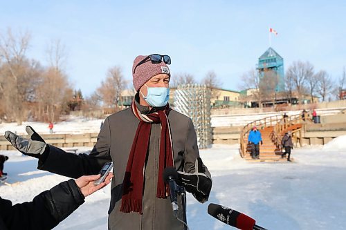 RUTH BONNEVILLE / WINNIPEG FREE PRESS

LOCAL - Forks River Trail Opens 

The Forks CEO, Paul Jordan, talks with the media at the official opening of The Winnipeg Foundation Centennial River Trail at The Forks Tuesday.  

In celebration of 100th birthday in 2021, The Winnipeg Foundation is pleased to sponsor the Centennial River Trail at The Forks.


Jan 12,. 2021