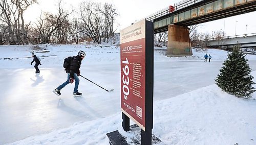 RUTH BONNEVILLE / WINNIPEG FREE PRESS

LOCAL - Forks River Trail Opens 

People skate along the Assiniboine River Tuesday after the official opening of The Winnipeg Foundation Centennial River Trail at The Forks Tuesday.  

In celebration of 100th birthday in 2021, The Winnipeg Foundation is pleased to sponsor the Centennial River Trail at The Forks.


Jan 12,. 2021