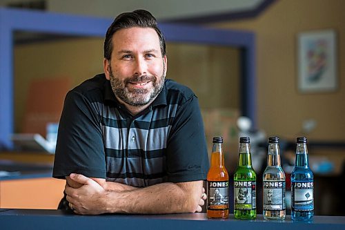 MIKAELA MACKENZIE / WINNIPEG FREE PRESS

Glen Zelinsky poses for a portrait with bottles of Jones Soda with his photos on the labels at his office in Winnipeg on Tuesday, Jan. 12, 2021. For Doug story.

Winnipeg Free Press 2020