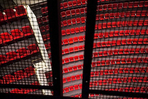 MIKAELA MACKENZIE / WINNIPEG FREE PRESS

Catwalks and baffles above the steel grid ceiling at the Centennial Concert Hall in Winnipeg on Monday, Jan. 11, 2021. For Brenda Suderman story.

Winnipeg Free Press 2020