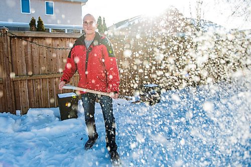 MIKAELA MACKENZIE / WINNIPEG FREE PRESS

Gordon Giesbrecht, a former wilderness instructor, and a professor of cold physiology, demonstrates throwing the snow in the air as a quinzee making technique in his back yard in Winnipeg on Wednesday, Jan. 13, 2021.  For Ben Waldman story.

Winnipeg Free Press 2021