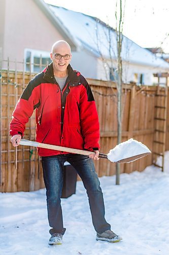 MIKAELA MACKENZIE / WINNIPEG FREE PRESS

Gordon Giesbrecht, a former wilderness instructor, and a professor of cold physiology, poses for a portrait while demonstrating some quinzee making techniques in his back yard in Winnipeg on Wednesday, Jan. 13, 2021.  For Ben Waldman story.

Winnipeg Free Press 2021