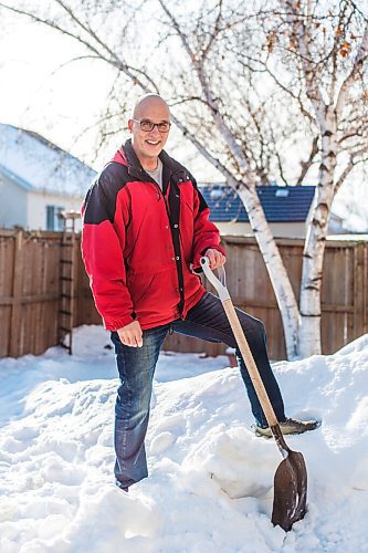 MIKAELA MACKENZIE / WINNIPEG FREE PRESS

Gordon Giesbrecht, a former wilderness instructor, and a professor of cold physiology, poses for a portrait while demonstrating some quinzee making techniques in his back yard in Winnipeg on Wednesday, Jan. 13, 2021.  For Ben Waldman story.

Winnipeg Free Press 2021