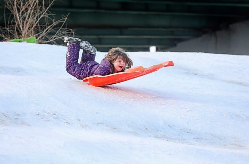 RUTH BONNEVILLE / WINNIPEG FREE PRESS

Local - Tobogganing Standup 

Four-year-old Lucy (last name withheld) bounds down the hill under the St. James Bridge while tobogganing with her sisters on Wednesday.


Jan 13,. 2021