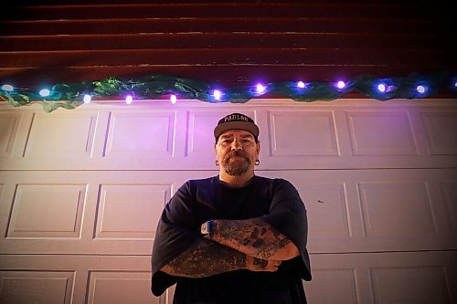 JOHN WOODS / WINNIPEG FREE PRESS
Phil McLellan, owner of Parlor Tattoo, is photographed outside his home in Winnipeg Wednesday, January 13, 2021. McLennan has received two tickets from health inspectors for opening his tattoo shop during COVID-19 red restriction.

Reporter: Abas