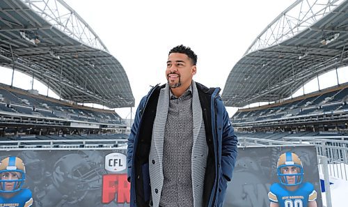 RUTH BONNEVILLE / WINNIPEG FREE PRESS

Sports - Andrew Harris

Andrew Harris smiles as he leaves IG Field after signing with the Winnipeg Blue Bombers for one year extension Friday. 


Jan 15,. 2021