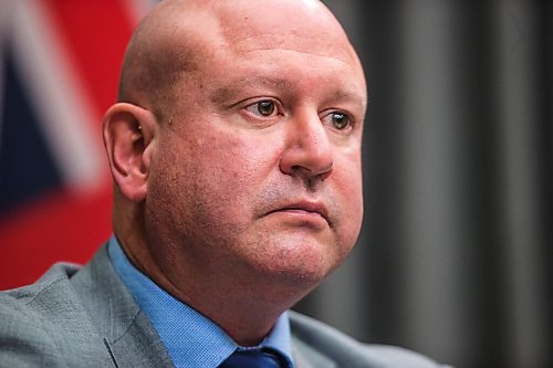 MIKAELA MACKENZIE / WINNIPEG FREE PRESS

Dr. Brent Roussin, chief provincial public health officer, speaks at a press conference at the Manitoba Legislative Building in Winnipeg on Friday, Jan. 15, 2021.  For Carol Sanders story.

Winnipeg Free Press 2021