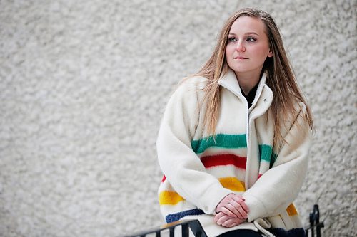 Alanna Friedman, a frontline healthcare worker, is photographed outside her home in Winnipeg Wednesday, January 20, 2021. Friedman says her resolution was to be honest about her feelings and accept the current and ever changing COVID-19 situation. 

Reporter: Sabrina