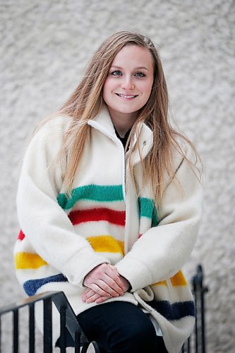 Alanna Friedman, a frontline healthcare worker, is photographed outside her home in Winnipeg Wednesday, January 20, 2021. Friedman says her resolution was to be honest about her feelings and accept the current and ever changing COVID-19 situation. 

Reporter: Sabrina