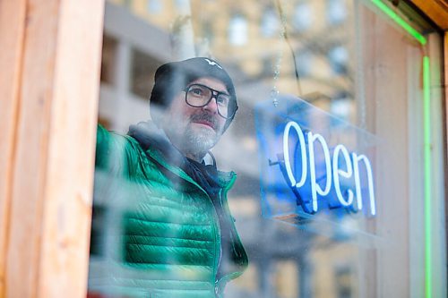 MIKAELA MACKENZIE / WINNIPEG FREE PRESS

Jon Thiessen, owner of UN Luggage, poses for a portrait at the shop (which will be re-opening to the public on Saturday) in Winnipeg on Thursday, Jan. 21, 2021. For Kevin story.

Winnipeg Free Press 2021