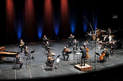 Daniel Crump / Winnipeg Free Press. The Winnipeg Symphony Orchestra open the 2021 Winnipeg New Music Festival. The performance is being streamed live from the Centennial Concert Hall directly to viewers online. January 23, 2021.