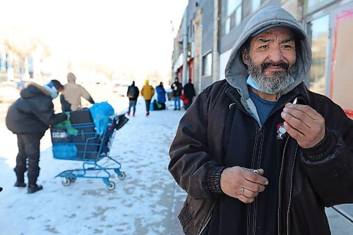 RUTH BONNEVILLE / WINNIPEG FREE PRESS

Local - Extreme Cold, COVID & Homeless seeking shelter

People seek shelter at Main Street Project from the extreme cold temperatures Tuesday.
Sean smokes a cigarette butt after finding shelter at Main Street Project Tuesday. 


See Ryan Thorpe story.


Jan 26,. 2021