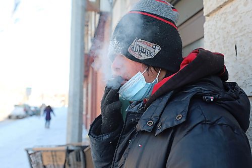 RUTH BONNEVILLE / WINNIPEG FREE PRESS

Local - Extreme Cold, COVID & Homeless seeking shelter

People seek shelter at Main Street Project from the extreme cold temperatures Tuesday.
 Winston Yellowback smokes a cigarette butt he found on the ground outside Main Street Shelter on Tuesday.  Most of the people on the street found shelter at the project.

See Ryan Thorpe story.


Jan 26,. 2021
