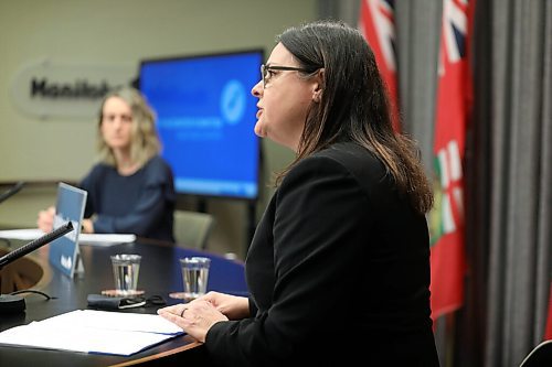 RUTH BONNEVILLE / WINNIPEG FREE PRESS

Local - COVID-19 vaccine update

Health and Seniors Care Minister Heather Stefanson along with Dr. Joss Reimer, medical officer of health and Vaccine Implementation Task Force,  answers questions about the protocol of the vaccine rollout in Manitoba at a press conference at the Legislative Building Wednesday. 

Jan 27,. 2021