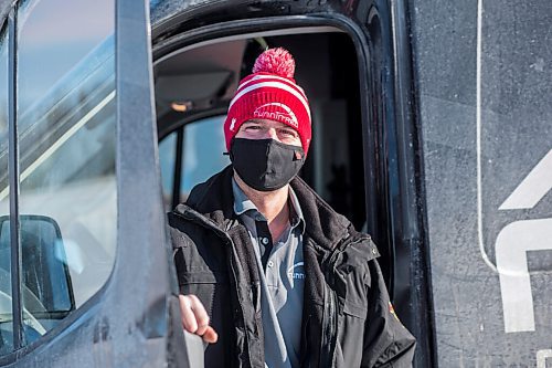 MIKAELA MACKENZIE / WINNIPEG FREE PRESS

Trevor Froese, owner of Runnin' Red, poses for a portrait at the business in Emerson, Manitoba on Wednesday, Jan. 27, 2021. For JS story.

Winnipeg Free Press 2021