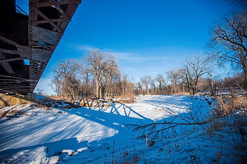 MIKAELA MACKENZIE / WINNIPEG FREE PRESS

The Roseau River in Dominion City, Manitoba on Wednesday, Jan. 27, 2021. For JS story.

Winnipeg Free Press 2021