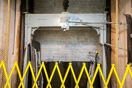 MIKAELA MACKENZIE / WINNIPEG FREE PRESS

The freight elevator at the Burton Cummings Theatre in Winnipeg on Thursday, Jan. 28, 2021. For Brenda Suderman story.

Winnipeg Free Press 2021