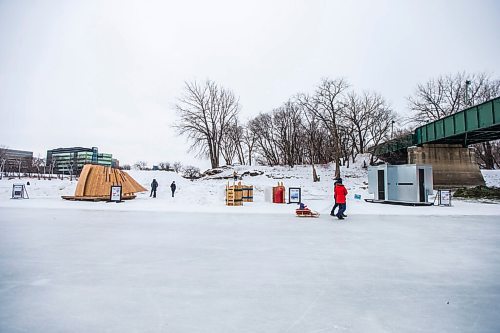 MIKAELA MACKENZIE / WINNIPEG FREE PRESS

The warming huts are unveiled at The Forks in Winnipeg on Friday, Jan. 29, 2021. For Al Small story.

Winnipeg Free Press 2021