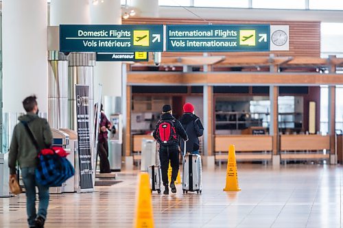 MIKAELA MACKENZIE / WINNIPEG FREE PRESS

Winnipeg James Armstrong Richardson International Airport international signage in Winnipeg on Friday, Jan. 29, 2021. For Temur story.

Winnipeg Free Press 2021