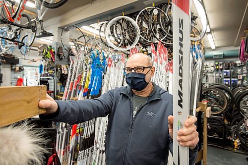 Mike Sudoma / Winnipeg Free Press
With the closure of gyms and sports facilities, Olympia Cycle and Ski owner, Brian Burke has been seeing a massive surge in ski sales as Manitobans have been taking to the outdoors to get in their physical activity amidst the code red lock down.  
January 29, 2021