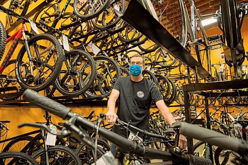 Mike Sudoma / Winnipeg Free Press
As retail doors start to open up to the public for the first time since late November, Tim Woodcock, owner of Woodcock Cycle Works and his team are taking their time with fully re-opening their store.
 January 29, 2021