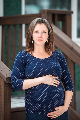 MIKAELA MACKENZIE / WINNIPEG FREE PRESS

Morwenna Trevenen, who is pregnant after seven years of navigating fertility treatments (and an adoption reversal), poses for a portrait by her home in Winnipeg on Monday, Feb. 1, 2021. For Jen Zoratti story.

Winnipeg Free Press 2021