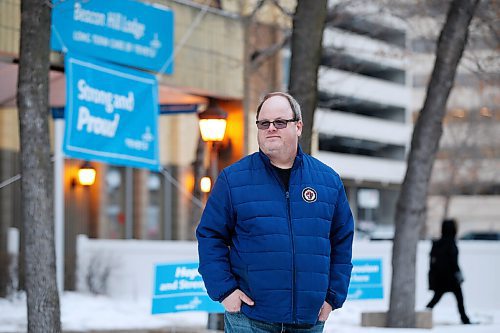 JOHN WOODS / WINNIPEG FREE PRESS
John Dobbin, whose parents had COVID-19 and have just been admitted to Beacon Hill long term care home, is photographed outside the home  in Winnipeg Monday, February 1, 2021. 

Reporter: Rollason