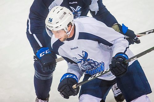 MIKAELA MACKENZIE / WINNIPEG FREE PRESS

Westin Michaud (16) skates at Manitoba Moose practice at the Bell MTS Iceplex in Winnipeg on Tuesday, Feb. 2, 2021. For Mike Sawatzky story.

Winnipeg Free Press 2021