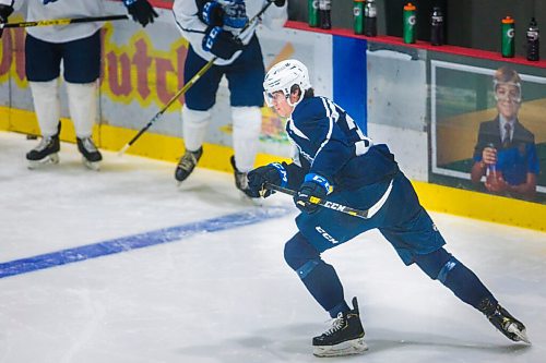 MIKAELA MACKENZIE / WINNIPEG FREE PRESS

Jeff Malott (39) skates at Manitoba Moose practice at the Bell MTS Iceplex in Winnipeg on Tuesday, Feb. 2, 2021. For Mike Sawatzky story.

Winnipeg Free Press 2021