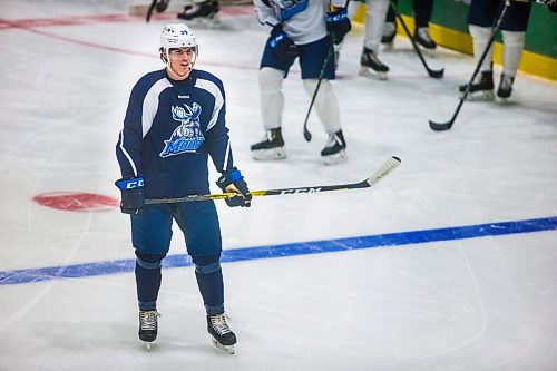 MIKAELA MACKENZIE / WINNIPEG FREE PRESS

Jeff Malott (39) skates at Manitoba Moose practice at the Bell MTS Iceplex in Winnipeg on Tuesday, Feb. 2, 2021. For Mike Sawatzky story.

Winnipeg Free Press 2021