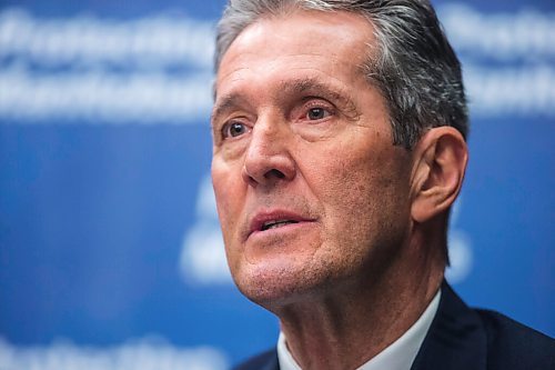 MIKAELA MACKENZIE / WINNIPEG FREE PRESS

Premier Brian Pallister speaks to the media about possible COVID-19 measure loosening at the Manitoba Legislative Building in Winnipeg on Thursday, Feb. 4, 2021. For Larry Kusch story.

Winnipeg Free Press 2021