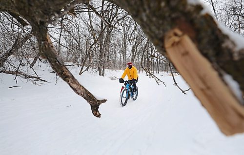 RUTH BONNEVILLE / WINNIPEG FREE PRESS 

Local - River Activity 

Local biking enthusiast, Currie Gillespie, enjoys cycling along the Seine River near his home in south Winnipeg.  

See Malak's story on River Activity 

Feb 04, 2021
