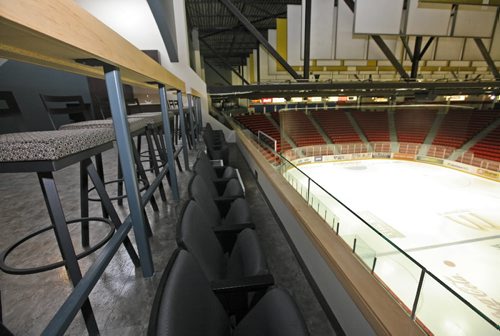 Brandon Sun A view of the new luxury boxes at Westman Place.  (Bruce Bumstead/Brandon Sun)