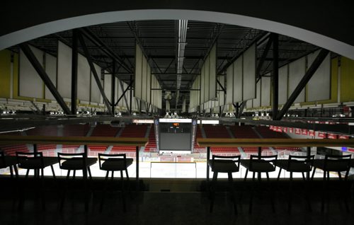 Brandon Sun A view of the new luxury boxes at Westman Place. (Bruce Bumstead/Brandon Sun)