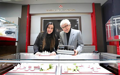 RUTH BONNEVILLE / WINNIPEG FREE PRESS 

LOCAL - Valentine's Day Jewellery 

Photo of Joe and his daughter Michelle Nemeth with diamond rings.  

Description: VALENTINES DAY DURING PANDEMIC: Engagement ring sales have doubled for some local jewellers as Valentines Day approaches. Joe Nemeth, owner of Nemeth Diamonds said business has come in waves since last March but theyve been busy since opening last week. 



Feb 08, 2021
