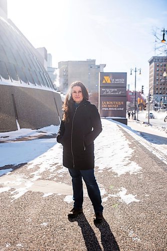 MIKAELA MACKENZIE / WINNIPEG FREE PRESS

Dorota Blumczynska, new CEO of the Manitoba Museum, poses for a portrait in front of the museum in Winnipeg on Friday, Feb. 12, 2021. For --- story.

Winnipeg Free Press 2021