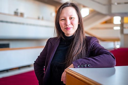 Daniel Crump / Winnipeg Free Press. Naomi Woo is an assistant conductor with the Winnipeg Symphony Orchestra. Woo is part of a WSO program featuring women composers. February 13, 2021.