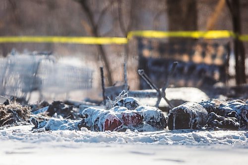 MIKAELA MACKENZIE / WINNIPEG FREE PRESS

The scene of a fire at an encampment at 50 Higgins Avenue in Winnipeg on Tuesday, Feb. 16, 2021. For Katie story.

Winnipeg Free Press 2021