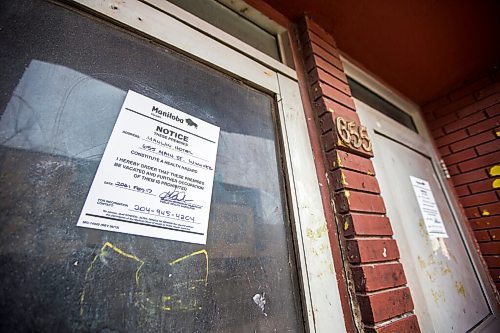 MIKAELA MACKENZIE / WINNIPEG FREE PRESS

The Manwin Hotel, which was shut down by provincial health inspectors because of a lack of heat, in Winnipeg on Thursday, Feb. 18, 2021. For -- story.

Winnipeg Free Press 2021