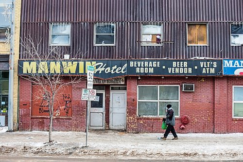 MIKAELA MACKENZIE / WINNIPEG FREE PRESS

The Manwin Hotel, which was shut down by provincial health inspectors because of a lack of heat, in Winnipeg on Thursday, Feb. 18, 2021. For -- story.

Winnipeg Free Press 2021