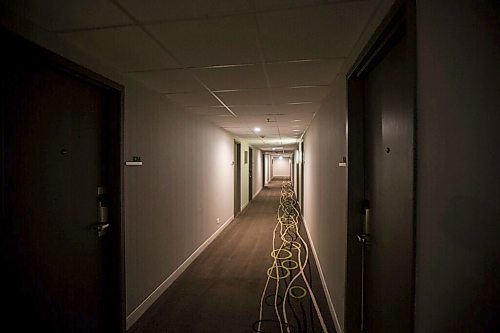 MIKAELA MACKENZIE / WINNIPEG FREE PRESS

Empty hallways at the Delta, the city's largest hotel, in Winnipeg on Monday, Feb. 22, 2021. For Ben Waldman story.

Winnipeg Free Press 2021