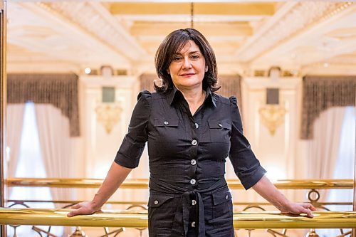 MIKAELA MACKENZIE / WINNIPEG FREE PRESS

Hotel Fort Garry owner Ida Albo poses for a portrait in the hotel in Winnipeg on Tuesday, Feb. 23, 2021. For Ben Waldman story.

Winnipeg Free Press 2021