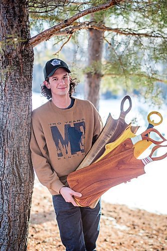 MIKAELA MACKENZIE / WINNIPEG FREE PRESS

Terry Skrabek poses for a portrait with some of his handmade charcuterie boards in Winnipeg on Thursday, Feb. 25, 2021. For Dave Sanderson story.

Winnipeg Free Press 2021