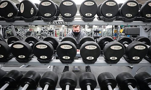 RUTH BONNEVILLE / WINNIPEG FREE PRESS 
 
LOCAL - gyms

Sportex director, Roger Regnier, inside the gym which remains empty.

Story: Even as restrictions continue to loosen, some local businesses have chosen to keep their doors closed completely.


Malak Abas
Reporter | Winnipeg Free Press


Feb 26, 2021
