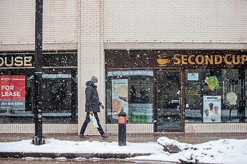 MIKAELA MACKENZIE / WINNIPEG FREE PRESS

The closed-down Second Cup in downtown Winnipeg on Friday, Feb. 26, 2021. For Joyanne story.

Winnipeg Free Press 2021