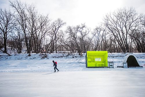 MIKAELA MACKENZIE / WINNIPEG FREE PRESS

Folks skate on the Centennial River Trail on its last day open in Winnipeg on Monday, March 1, 2021. For --- story.

Winnipeg Free Press 2021