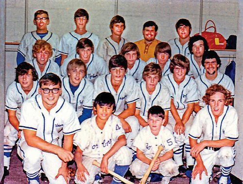 Canstar Community News This picture of a Norberry Community Club baseball team at a tournament in the early 70s in Victoria, B.C., reminded correspondent Doc Holliday of his days as Lance reporter.