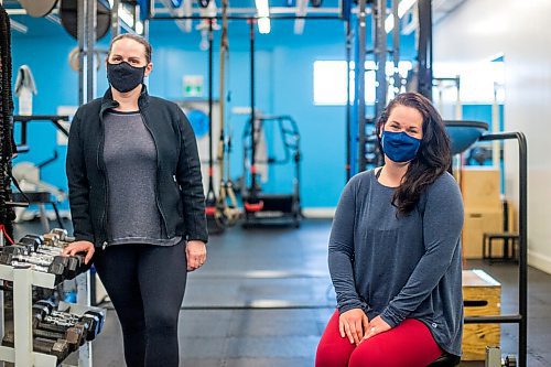 MIKAELA MACKENZIE / WINNIPEG FREE PRESS

Co-owners Lindsay Jurkowski (left) and Chelsea White pose for a portrait at Advantage Conditioning in Winnipeg on Tuesday, March 2, 2021. They're happy with the extension, but are struggling with the restrictions. For Temur story.

Winnipeg Free Press 2021