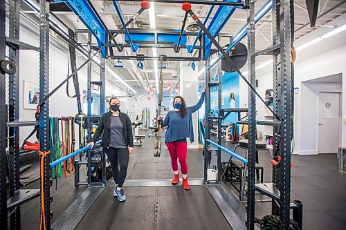 MIKAELA MACKENZIE / WINNIPEG FREE PRESS

Co-owners Lindsay Jurkowski (left) and Chelsea White pose for a portrait at Advantage Conditioning in Winnipeg on Tuesday, March 2, 2021. They're happy with the extension, but are struggling with the restrictions. For Temur story.

Winnipeg Free Press 2021